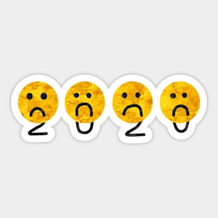 2020 Sad Smiles Sticker